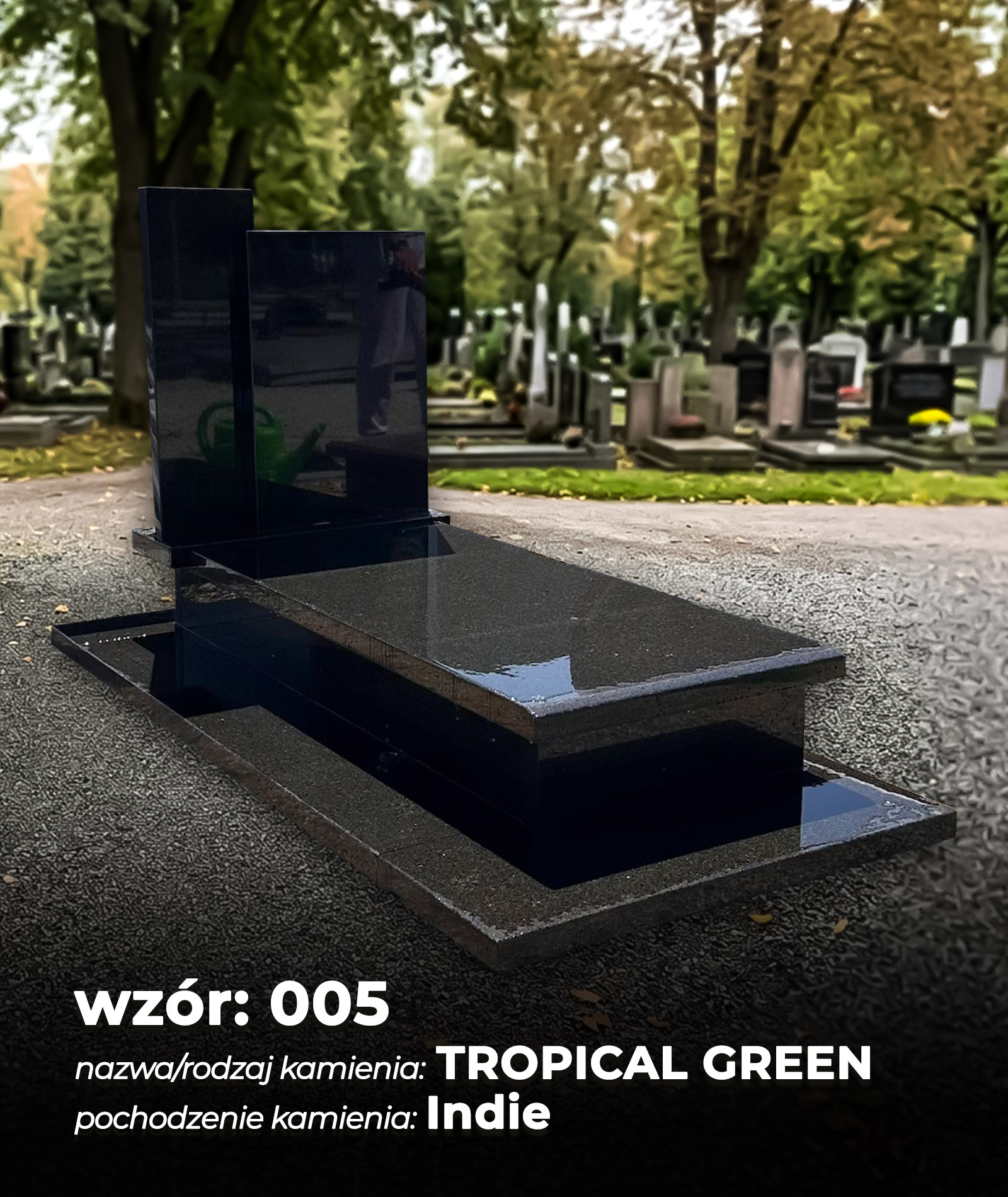 5. TROPICAL GREEN - pochodzenie kamienia: Indie