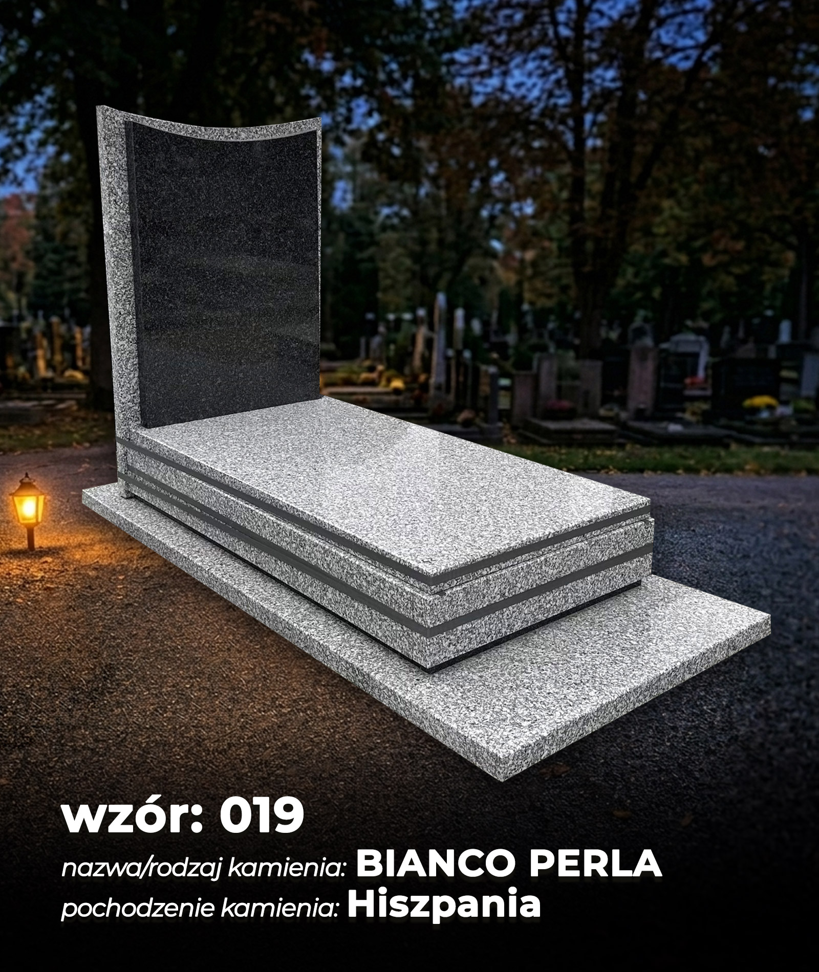 19. BIANCO PERLA - pochodzenie kamienia: Hiszpania